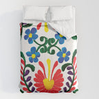 Mexican Red Fiesta of Flowers  Comforter Gallery Image 6