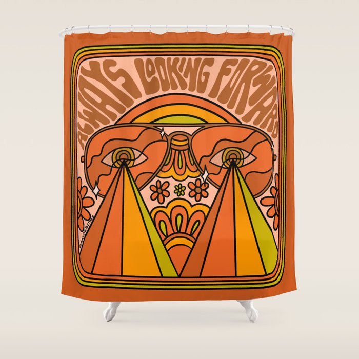 Always Looking Forward Shower Curtain Gallery Image 1