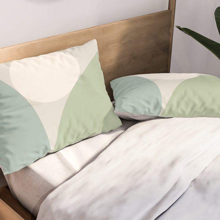 Circular Abstract VI Pillow Sham Gallery Image 2