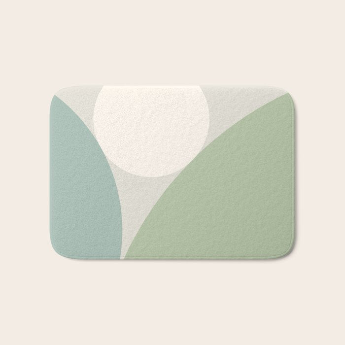 Circular Abstract VI Bath Mat Gallery Image 1
