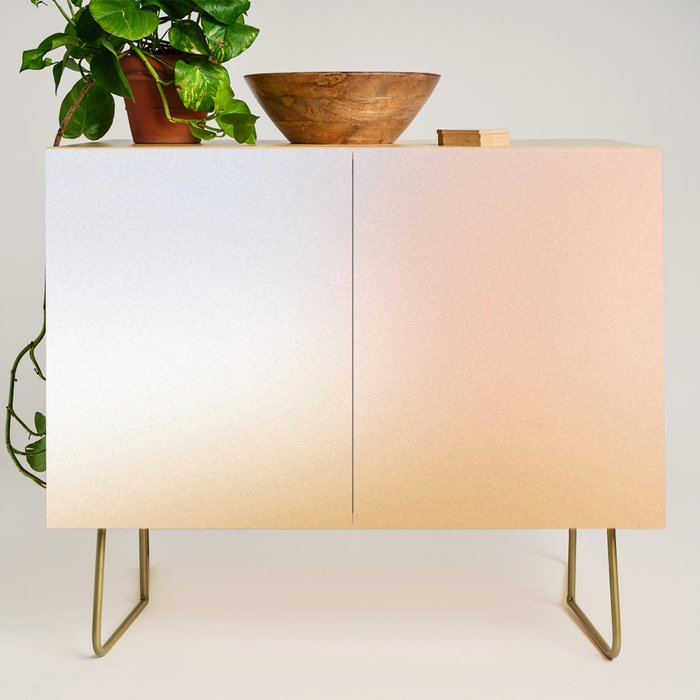 Abstract pastel blurred ombre #5 Credenza Gallery Image 1