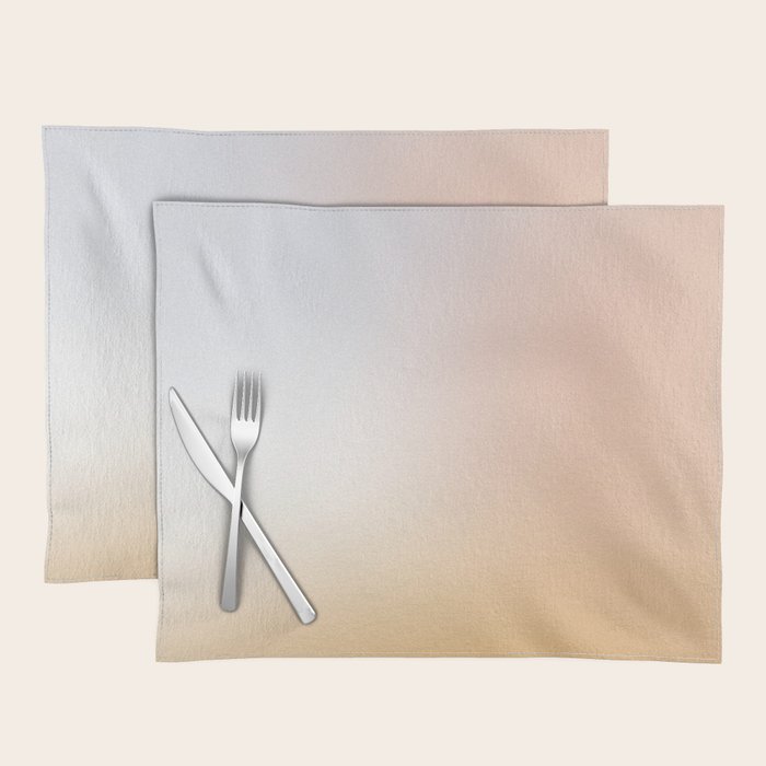 Abstract pastel blurred ombre #5 Placemat Gallery Image 1