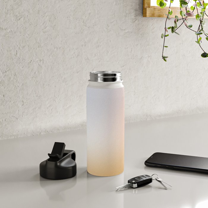 Abstract pastel blurred ombre #5 Water Bottle Gallery Image 4