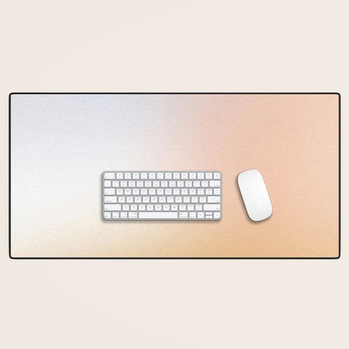 Abstract pastel blurred ombre #5 Desk Mat Gallery Image 1