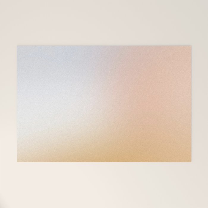 Abstract pastel blurred ombre #5 Welcome Mat Gallery Image 1