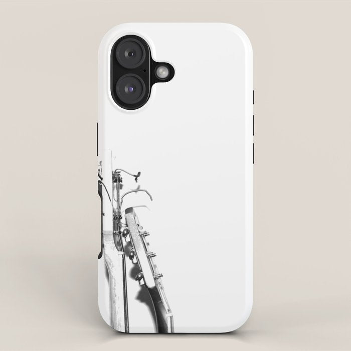 The Guitars (Black and White) iPhone Case Gallery Image 1