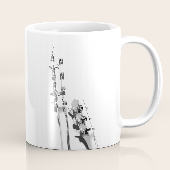 The Guitars (Black and White) Coffee Mug Gallery Image 1