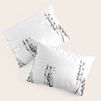 The Guitars (Black and White) Pillow Sham Gallery Image 3
