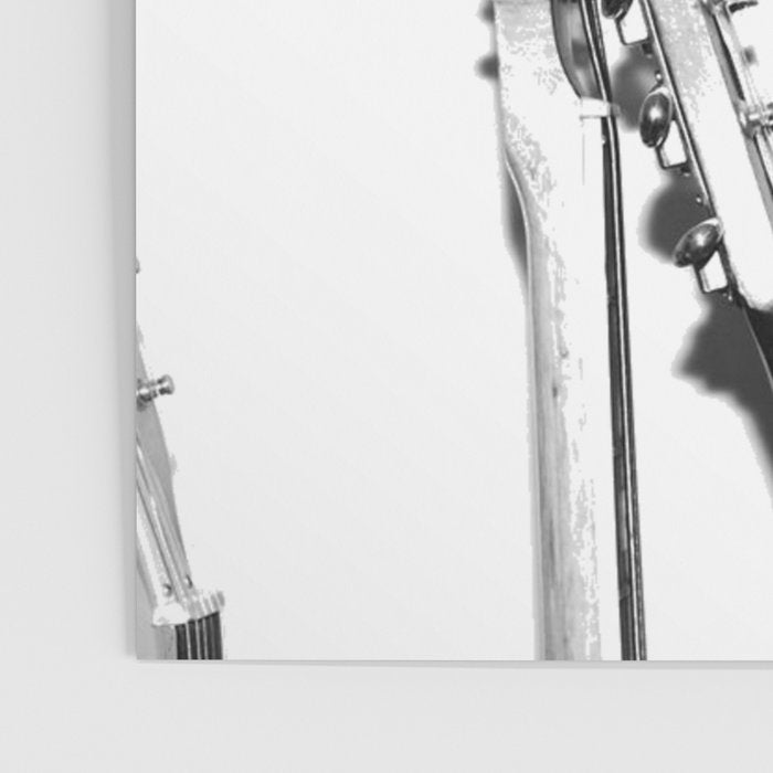 The Guitars (Black and White) Poster Gallery Image 3