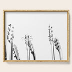 The Guitars (Black and White) Serving Tray Gallery Image 1