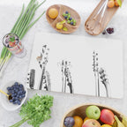 The Guitars (Black and White) Cutting Board Gallery Image 2