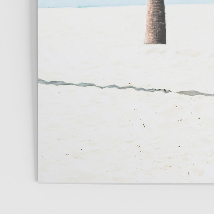 Pastel Pink Surfboard at Beach Poster Gallery Image 3