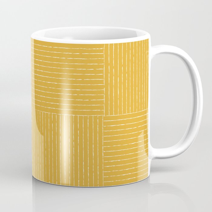 Lines III (Yellow) Coffee Mug Gallery Image 1