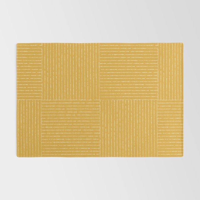 Lines III (Yellow) Rug Gallery Image 2