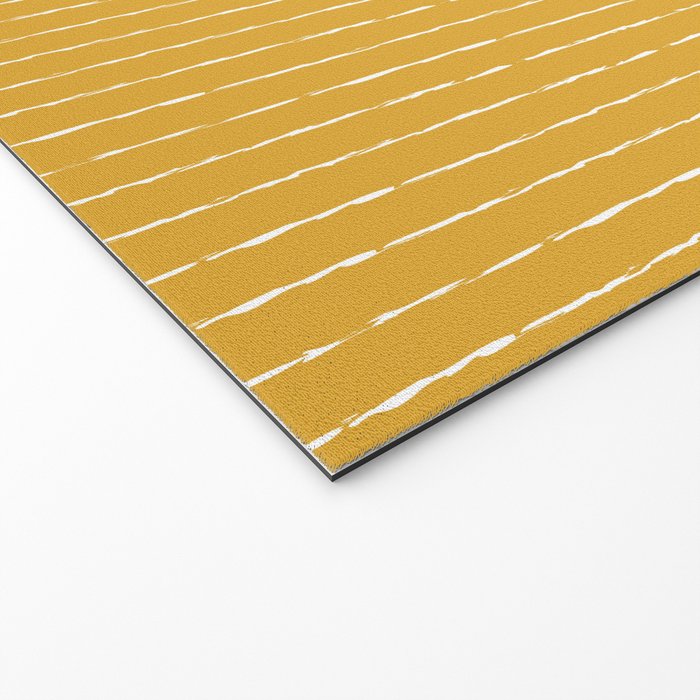 Lines III (Yellow) Welcome Mat Gallery Image 2
