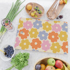 Simple Flower Pattern #1 Cutting Board Gallery Image 2