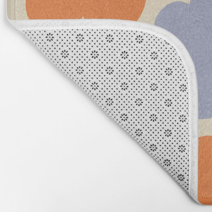 Simple Flower Pattern #1 Bath Mat Gallery Image 2