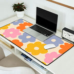 Simple Flower Pattern #1 Desk Mat Gallery Image 2