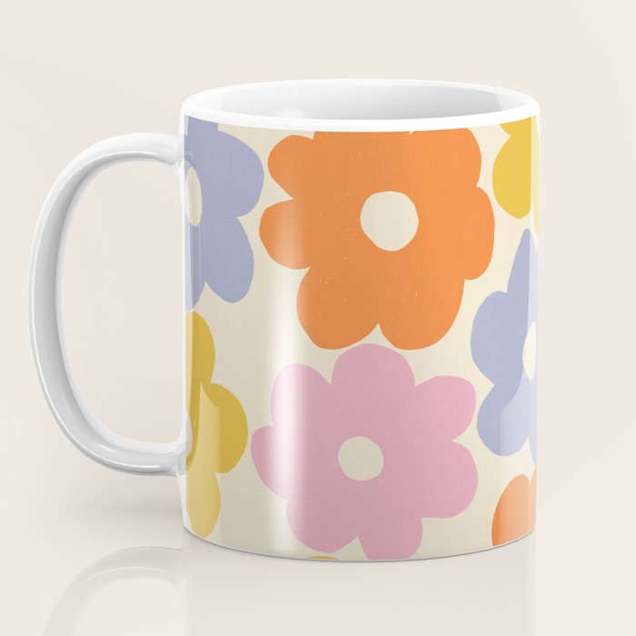 Simple Flower Pattern #1 Coffee Mug Gallery Image 3