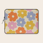 Simple Flower Pattern #1 Laptop Sleeve Gallery Image 1