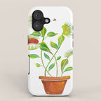 Venus Fly Trap Watercolor iPhone Case Gallery Image 1