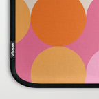 Liquid dot pattern 1 - yellow, orange, pink & white Laptop Sleeve Gallery Image 3