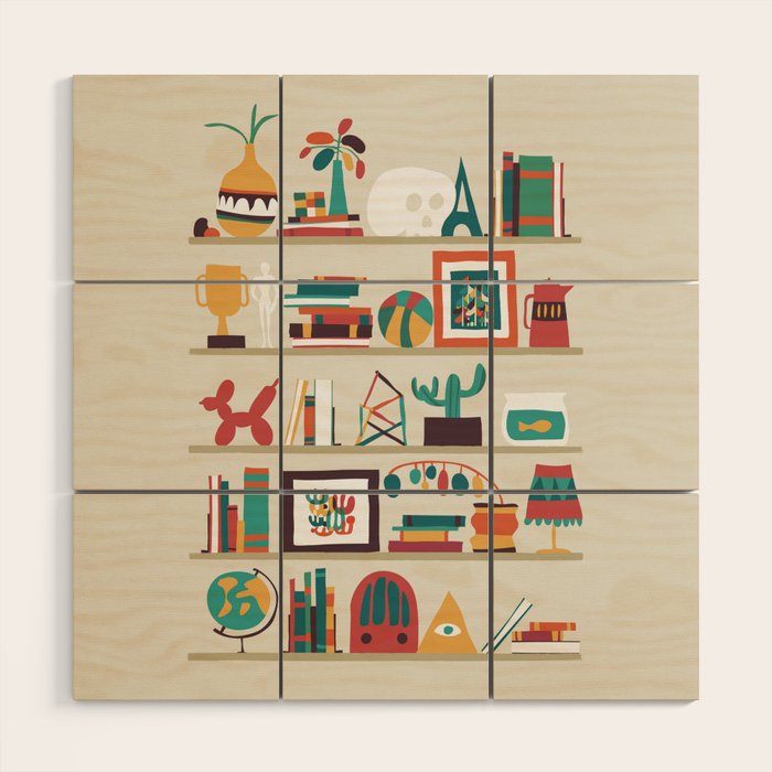The shelf Wood Wall Art Gallery Image 1