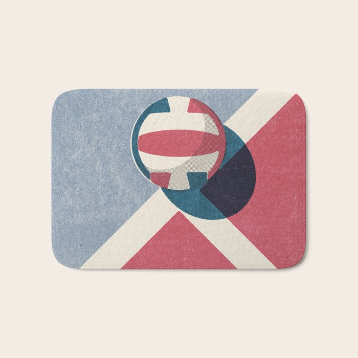 BALLS / Volleyball Bath Mat Gallery Image 1