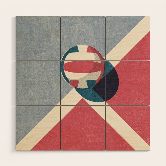 BALLS / Volleyball Wood Wall Art Gallery Image 1