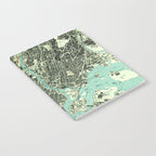 Vintage Central Park & Bronx NY Map (1947) Notebook Gallery Image 2