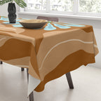 Amber Blooms Tablecloth Gallery Image 3