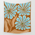 Amber Blooms Wall Tapestry Gallery Image 4