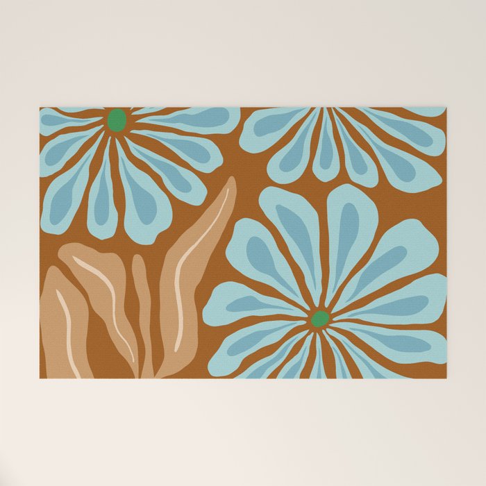 Amber Blooms Welcome Mat Gallery Image 1