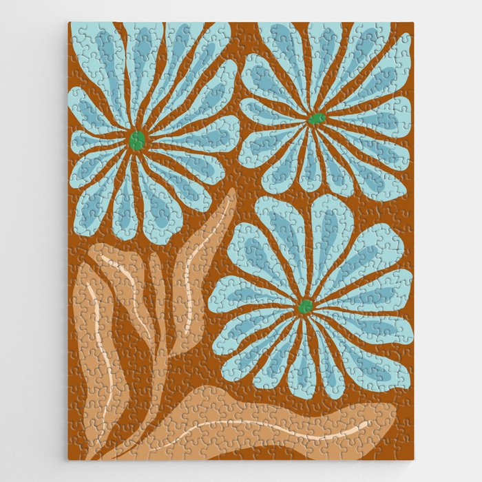 Amber Blooms Jigsaw Puzzle Gallery Image 1