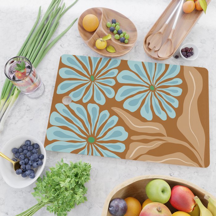 Amber Blooms Cutting Board Gallery Image 2