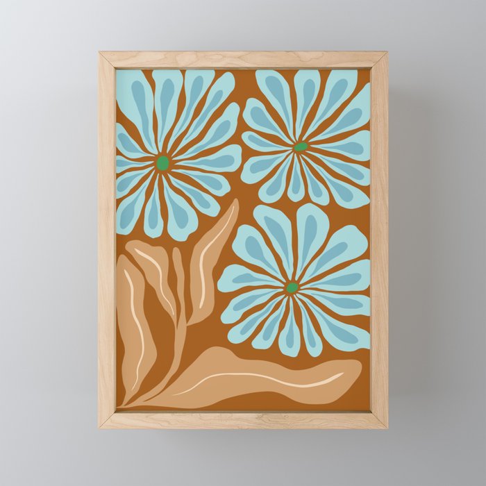 Amber Blooms Mini Art Print Gallery Image 1