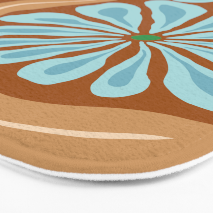 Amber Blooms Bath Mat Gallery Image 3
