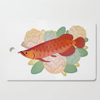 Arowana and peony 3 Cutting Board Gallery Image 1