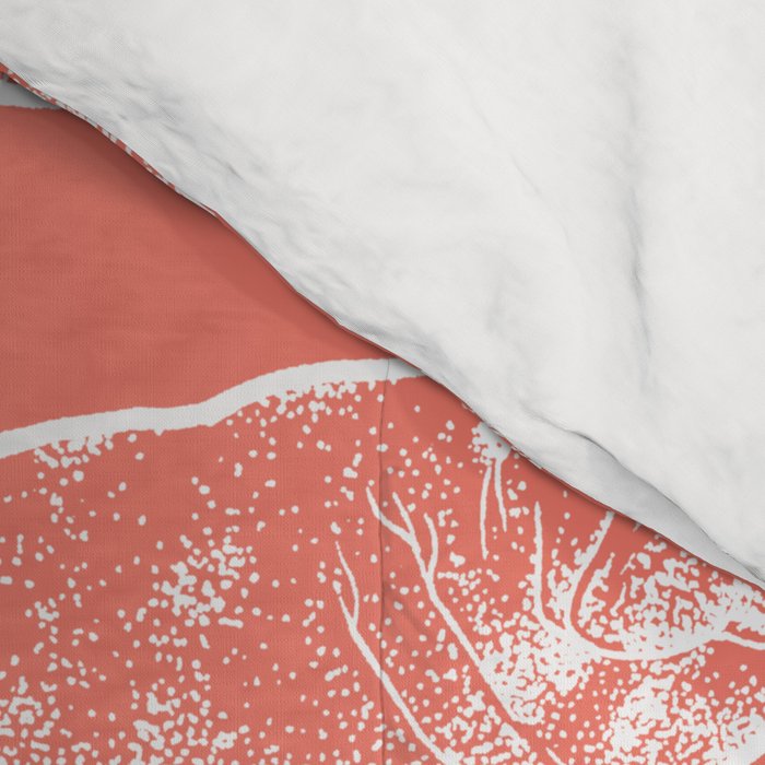 Manatee Print - Coral Comforter Gallery Image 4