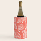 Manatee Print - Coral Wine Chiller Gallery Image 1
