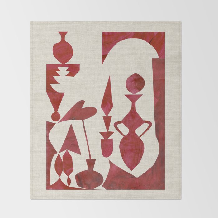 CRIMSON CABINET Throw Blanket Gallery Image 2