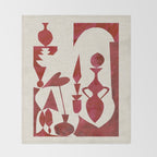 CRIMSON CABINET Throw Blanket Gallery Image 2