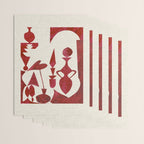 CRIMSON CABINET Wrapping Paper Gallery Image 3