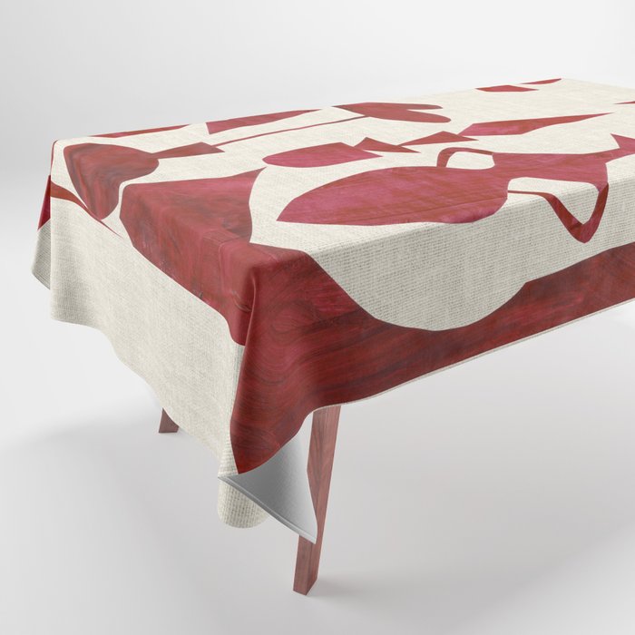 CRIMSON CABINET Tablecloth Gallery Image 1