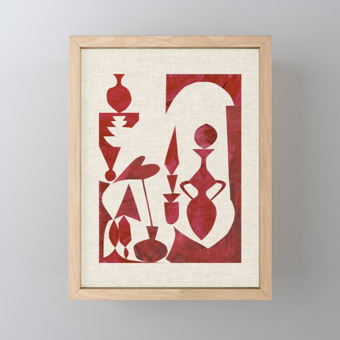 CRIMSON CABINET Mini Art Print Gallery Image 1