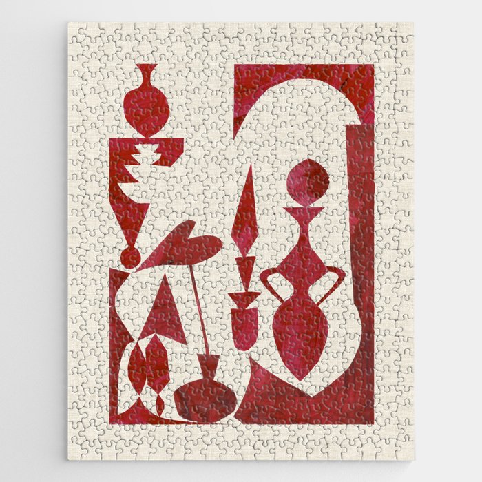 CRIMSON CABINET Jigsaw Puzzle Gallery Image 1