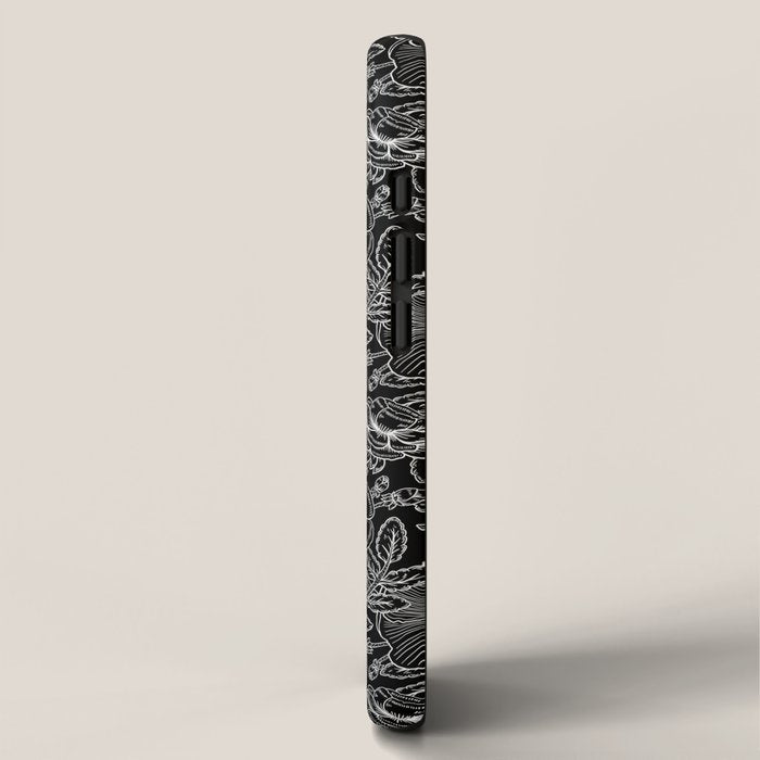 Gothic Rose in Black and White iPhone Case Gallery Image 2