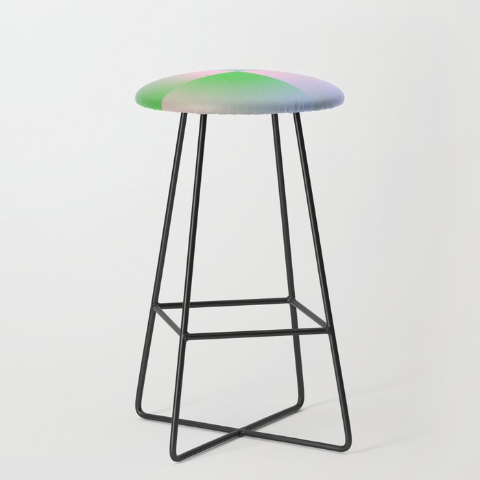 summer gradient pastel checker Stool Gallery Image 1