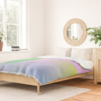 summer gradient pastel checker Duvet Cover Gallery Image 2