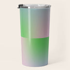 summer gradient pastel checker Travel Mug Gallery Image 3